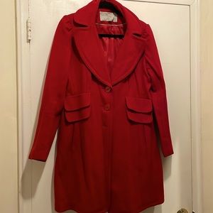 Red Jessica Simpson large winter coat